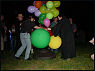 Mobius (black robe) & others assist Dark Star