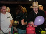 Warren (in hat) helps prepare, along with Irish